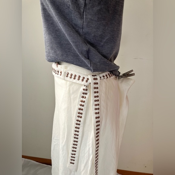 Vintage Old Navy linen & cotton maxi skirt 90s Y2K coastal - Picture 5 of 9